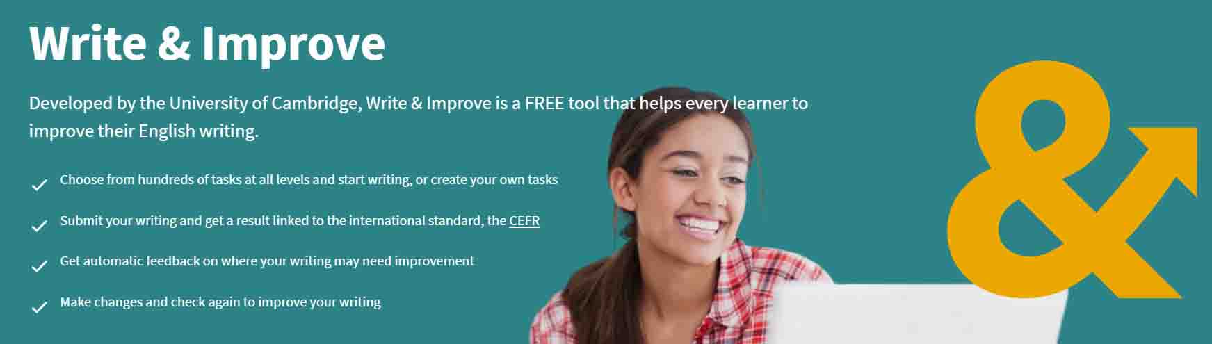 Write & Improve:剑桥大学免费英语写作提升工具,CEFR 自动反馈