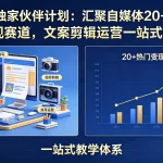 汇聚自媒体20+类热门变现赛道