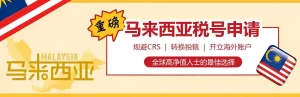 马来西亚税号怎么申请？中国护照申请TIN及MyTax教程